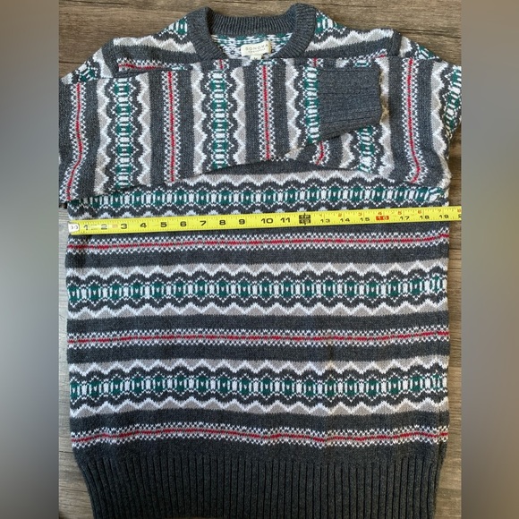 Sonoma Multicolor Knit Christmas Sweater Men’s Size M - Picture 3 of 7